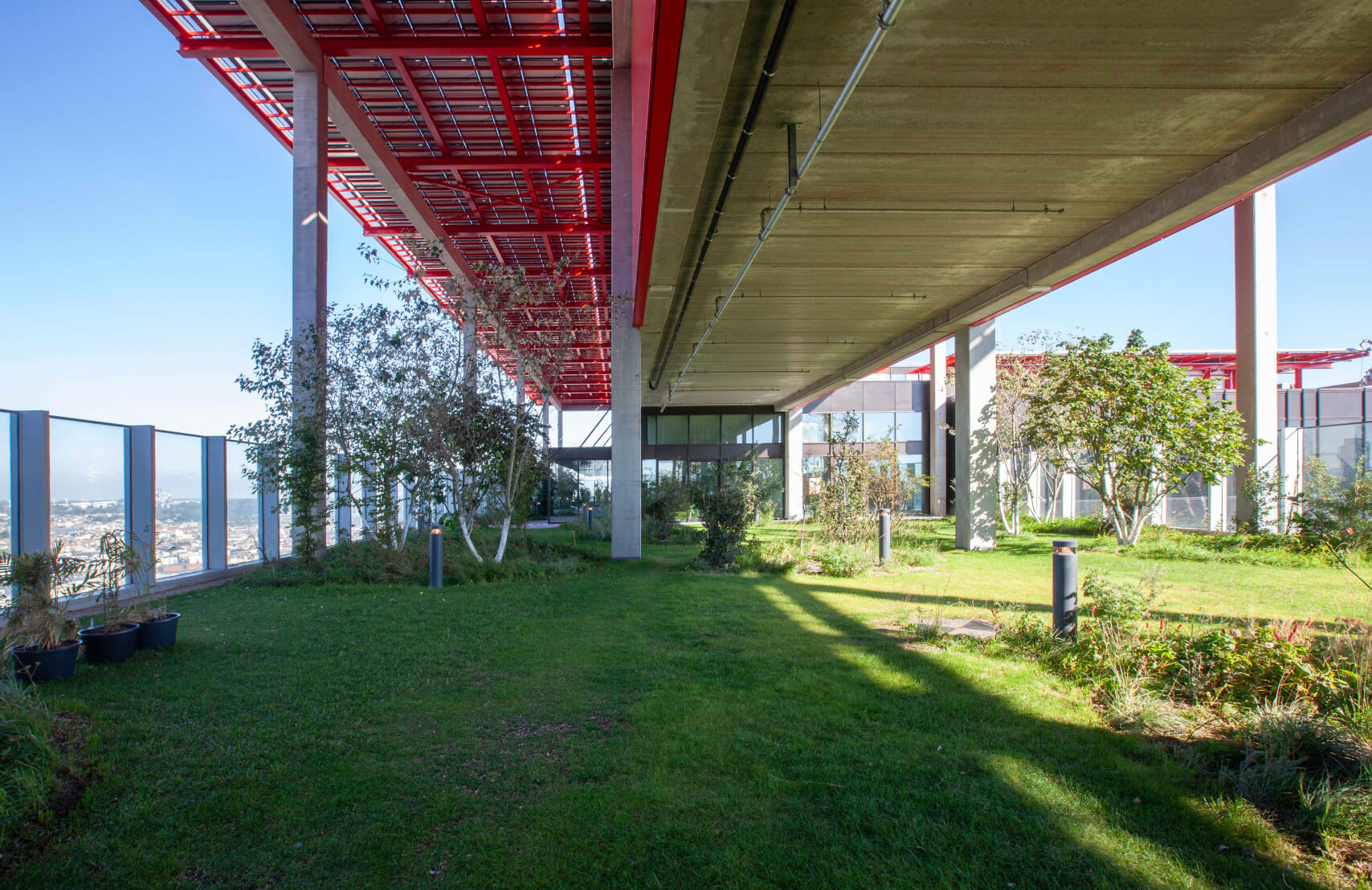 Biodiverse rooftop garden - ZIN Befimmo