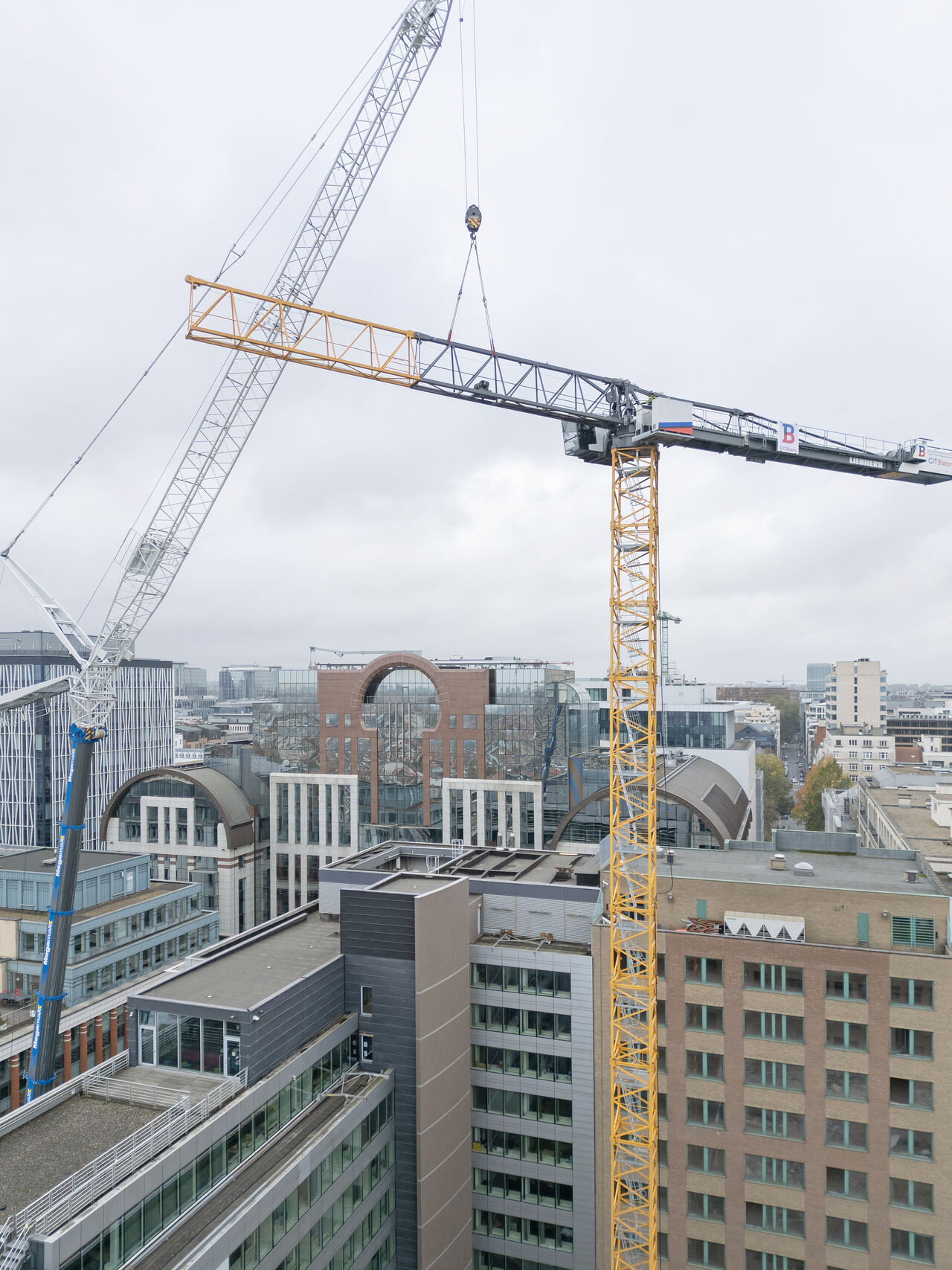 First tower crane at LOOM