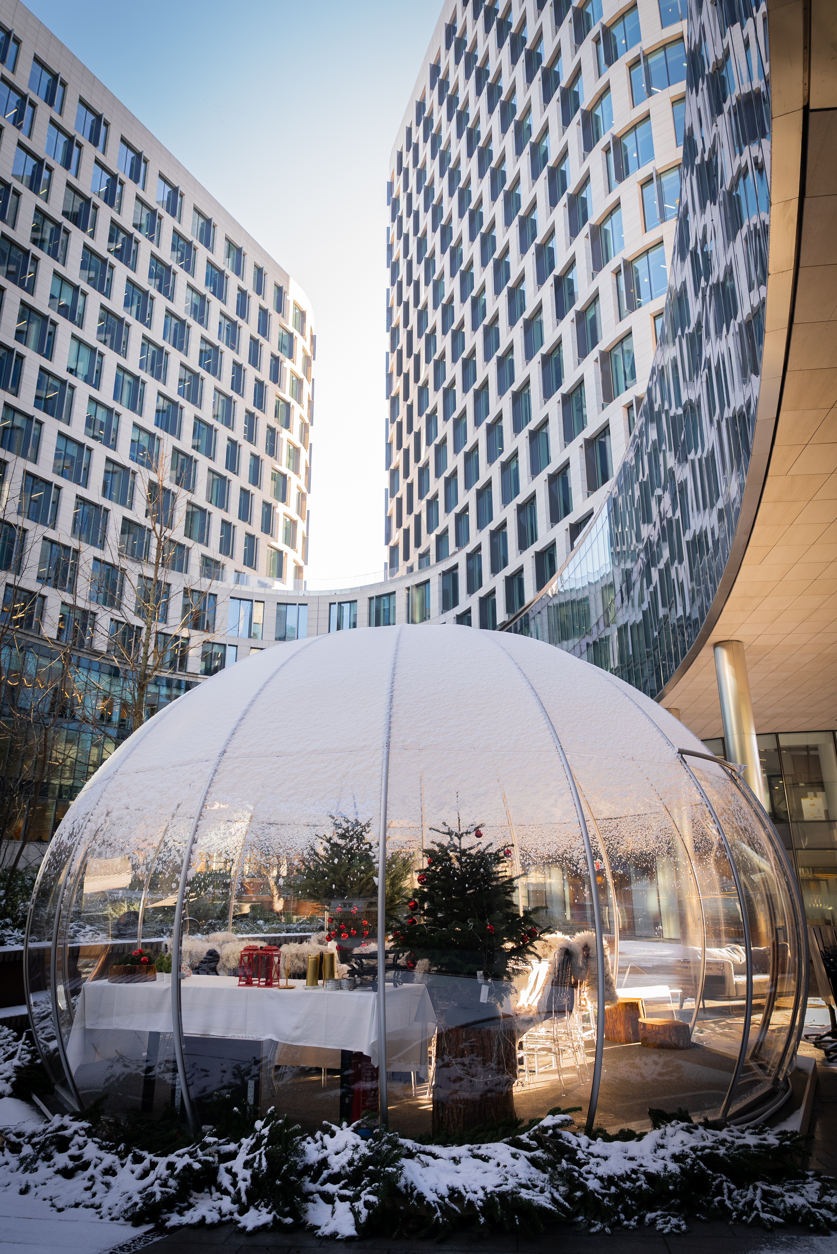 The Chairman’s Winter Dome at Quatuor